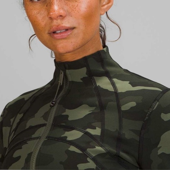 2021 Lululemon Define Jacket Luan Heritage 365 Camo Medium Olive Multi Size 6 - Picture 4 of 9
